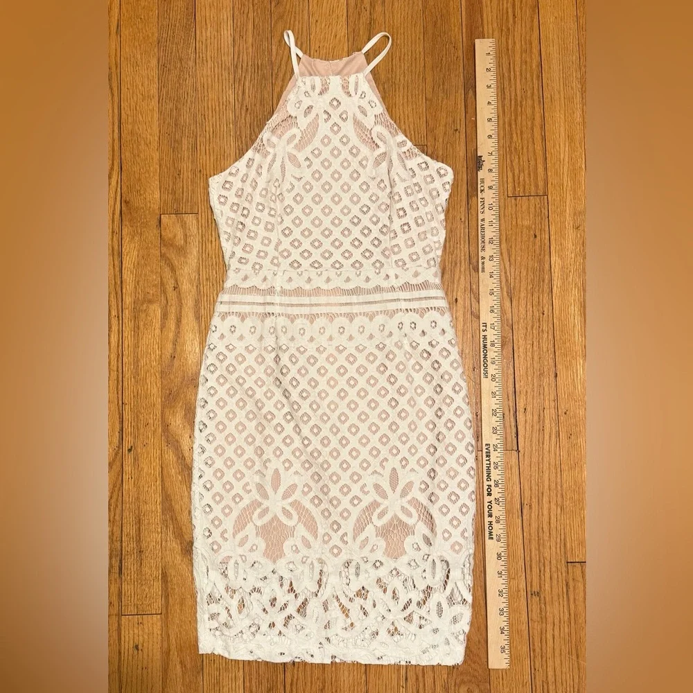 Lulu's Steal A Kiss White Lace Dress - Picture 1 of 7